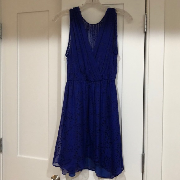 Twelfth Street by Cynthia Vincent Dresses & Skirts - Twelfth Street Cynthia Vincent Blue Leopard Dress